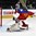 GRAND FORKS, NORTH DAKOTA - APRIL 18: Russia's Danil Tarasov #1 makes a save against Latvia during preliminary round action at the 2016 IIHF Ice Hockey U18 World Championship. (Photo by Matt Zambonin/HHOF-IIHF Images)


